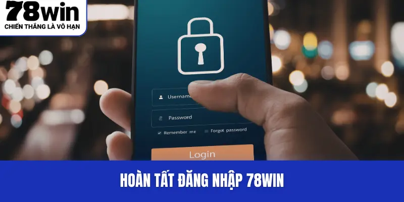 Đăng Nhập 78WIN - Truy Cập Nhà Cái Đơn Giản Và Nhanh Chóng 2 Hoàn tất đăng nhập 78WIN